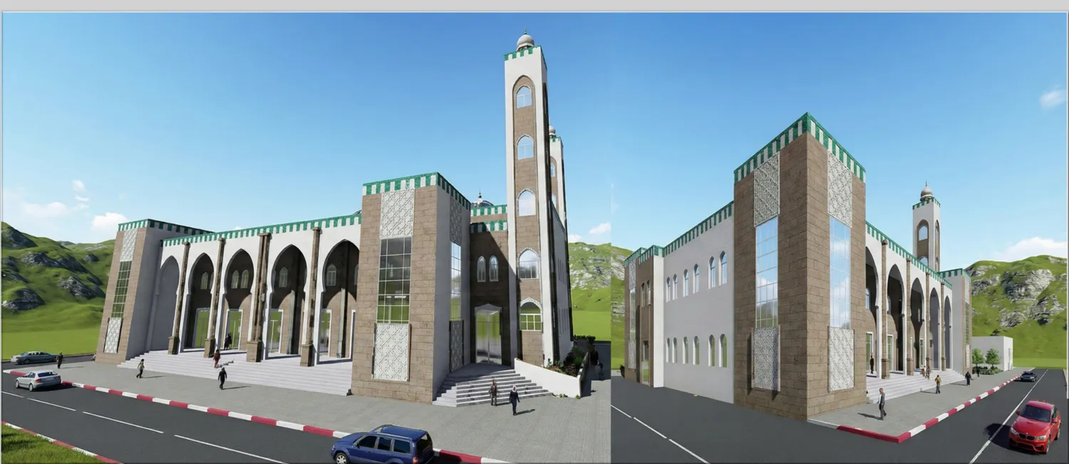 خلفية المسجد